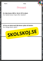 Nationella Prov – Matematik - Årskurs 6