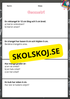 Nationella Prov – Matematik - Årskurs 6
