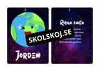 Vårt solsystem - Flashkort