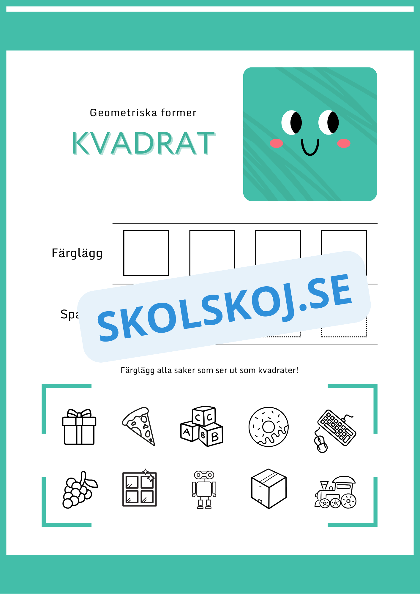 Geometriska former - Fk - Åk 2
