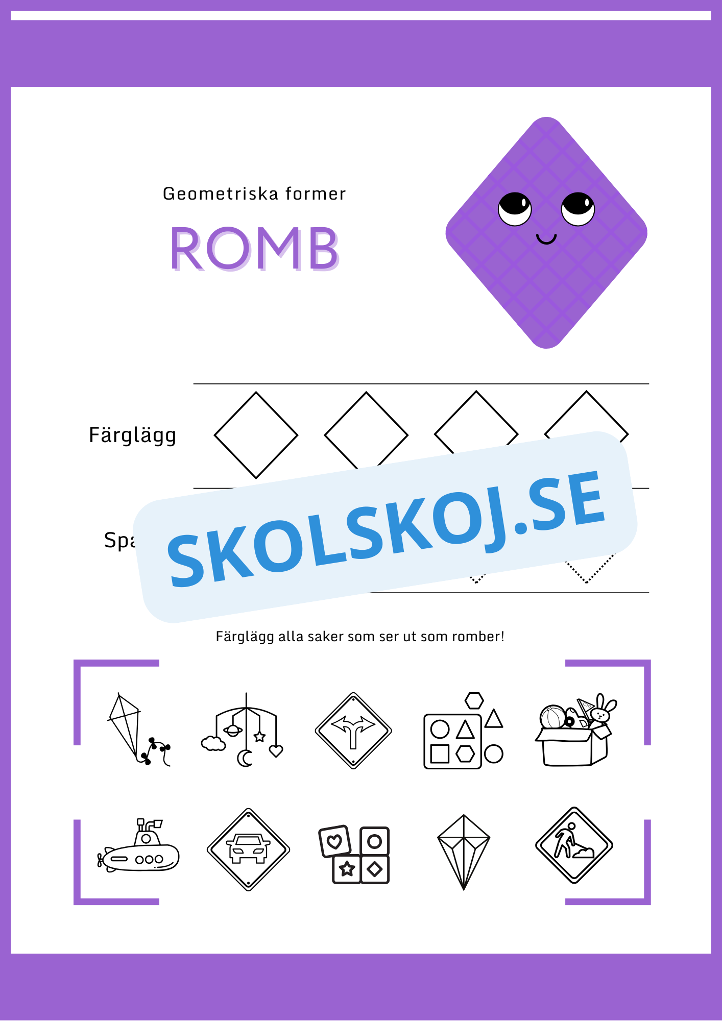 Geometriska former - Fk - Åk 2