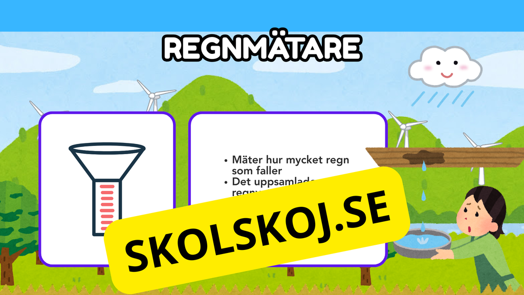 Väderdetektivernas verktyg - Presentation + frågor