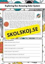 Engelska- Läsförståelse - Åtta olika texter