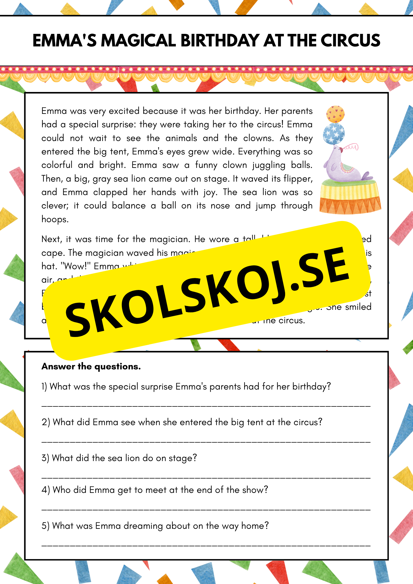 Engelska- Läsförståelse - Åtta olika texter