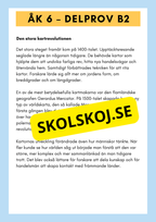 Träna inför nationella provet – Läsförståelse Åk 6 (Delprov B1 & B2) + FACIT