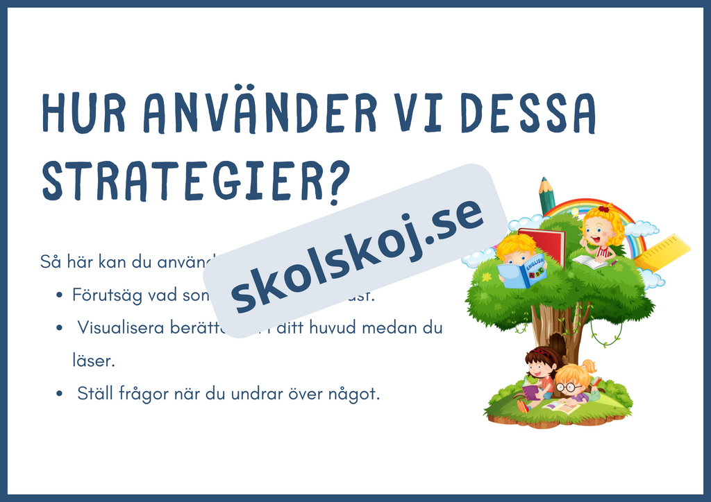 Lässtrategier - Att förutsäga, visualisera och ställa frågor