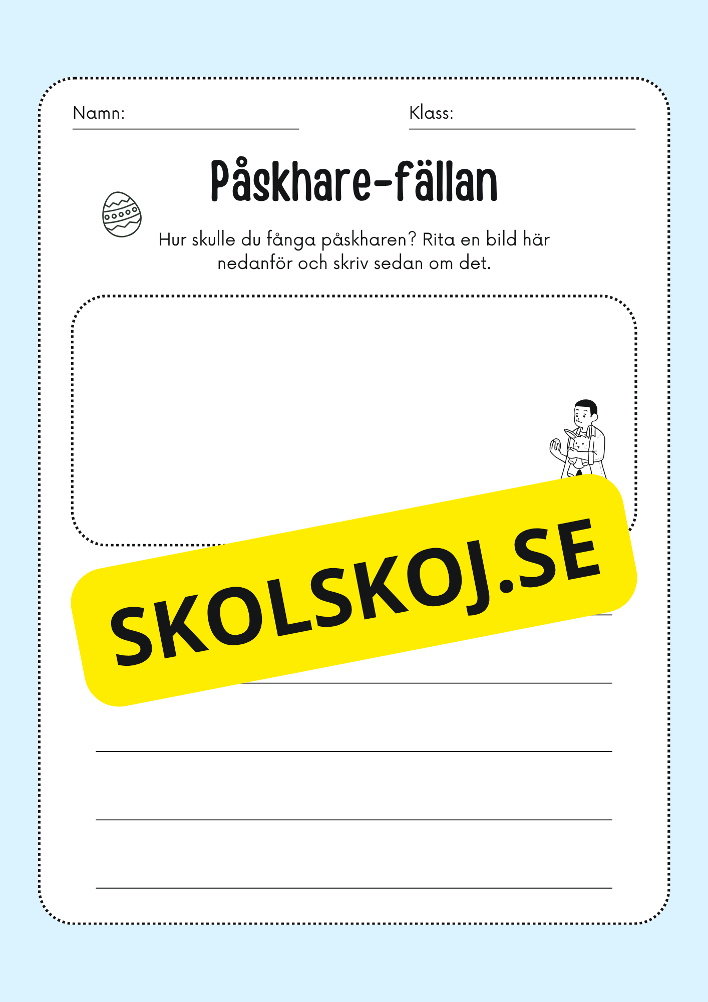 Låt oss fånga påskharen - Svenska - Årskurs 3 - 4