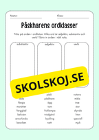 Låt oss fånga påskharen - Svenska - Årskurs 3 - 4