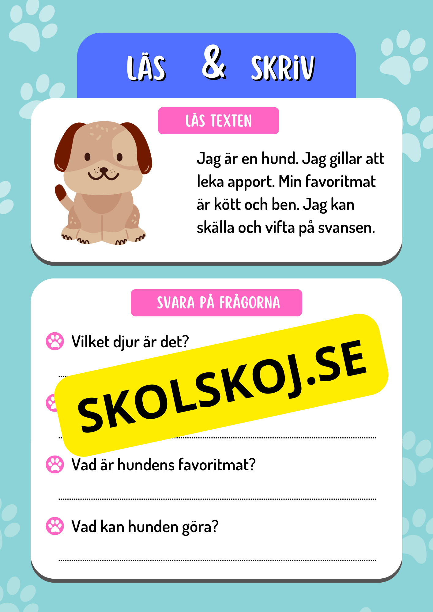 Läs och skriv - Häfte