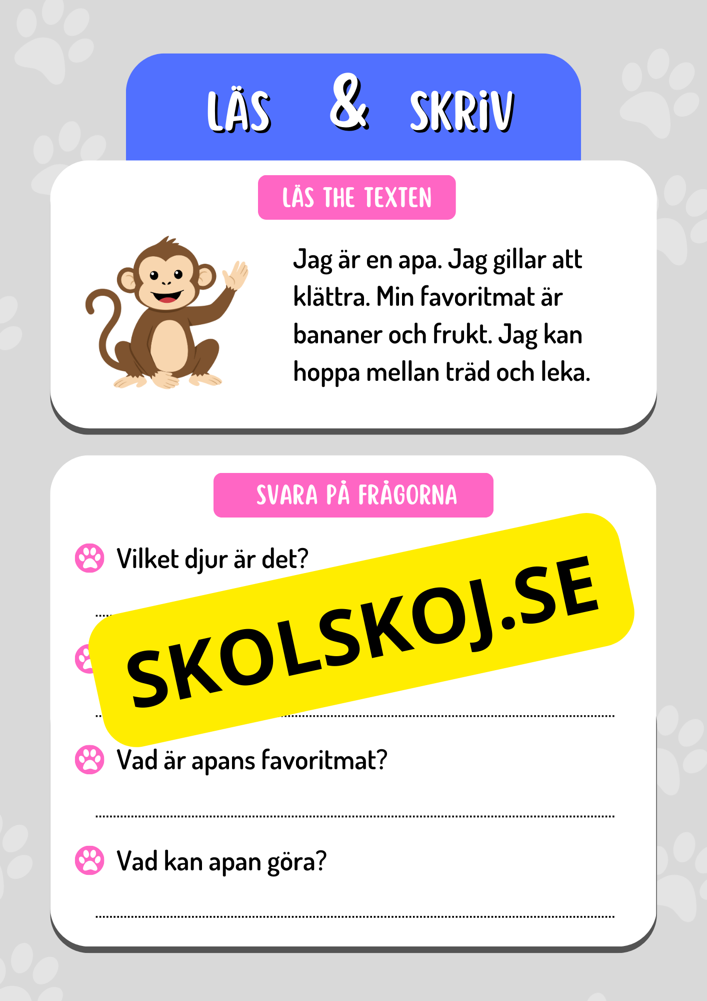Läs och skriv - Häfte