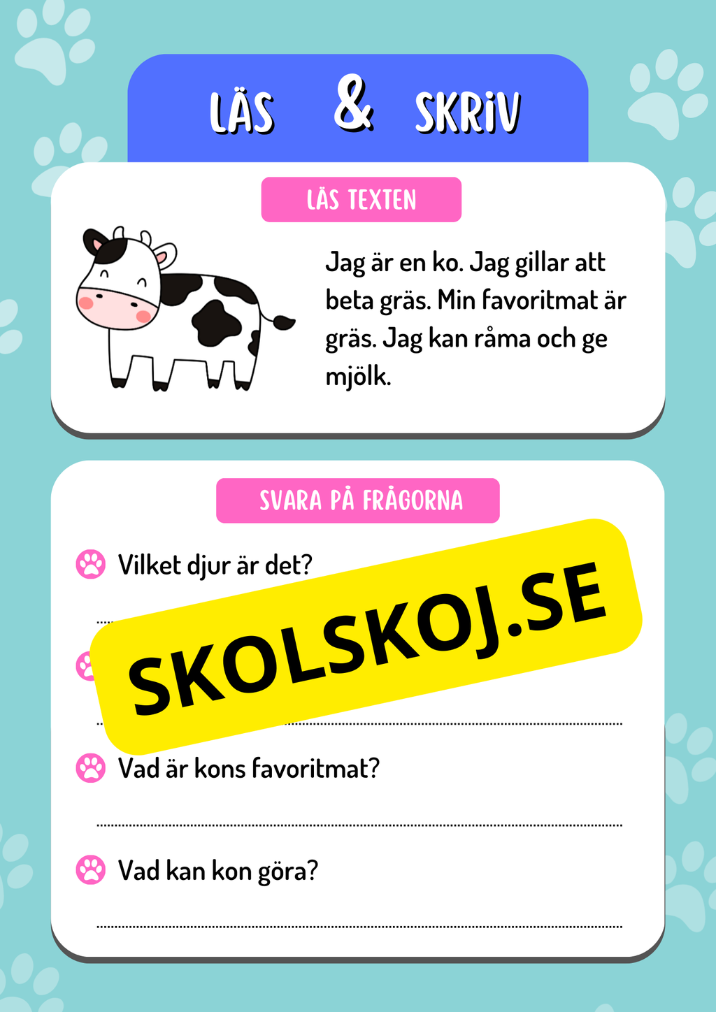Läs och skriv - Häfte