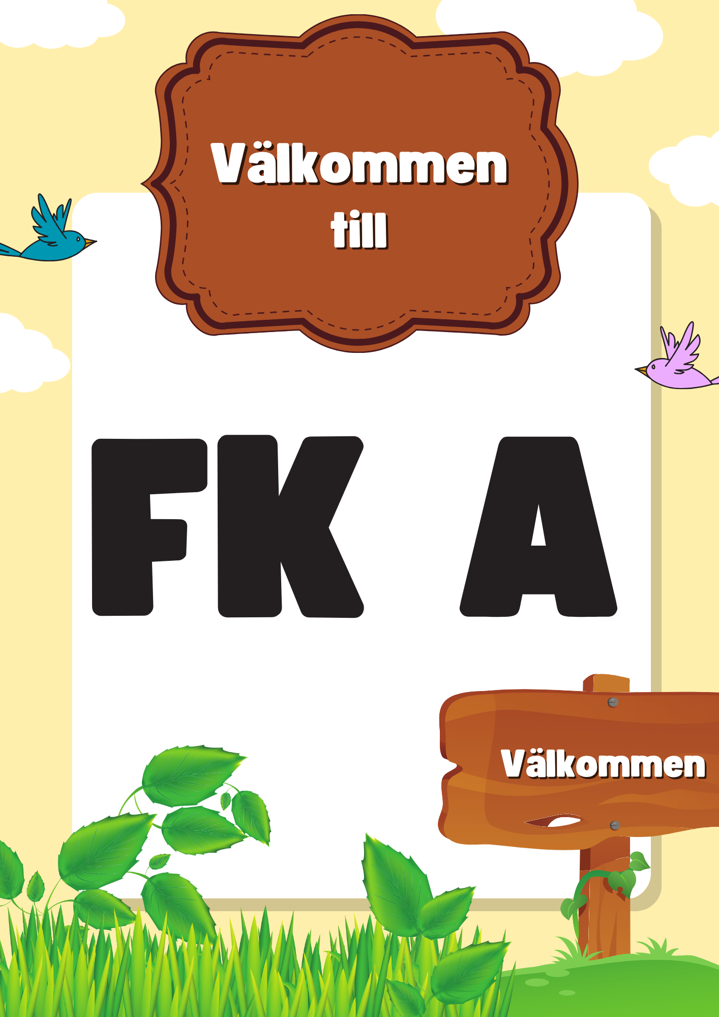 Klassrumsskyltar - Skyltar till klassrummet - FK - ÅK 6