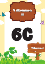 Klassrumsskyltar - Skyltar till klassrummet - FK - ÅK 6