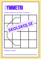Upptäck symmetri - 2D former