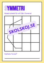 Upptäck symmetri - 2D former