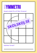 Upptäck symmetri - 2D former