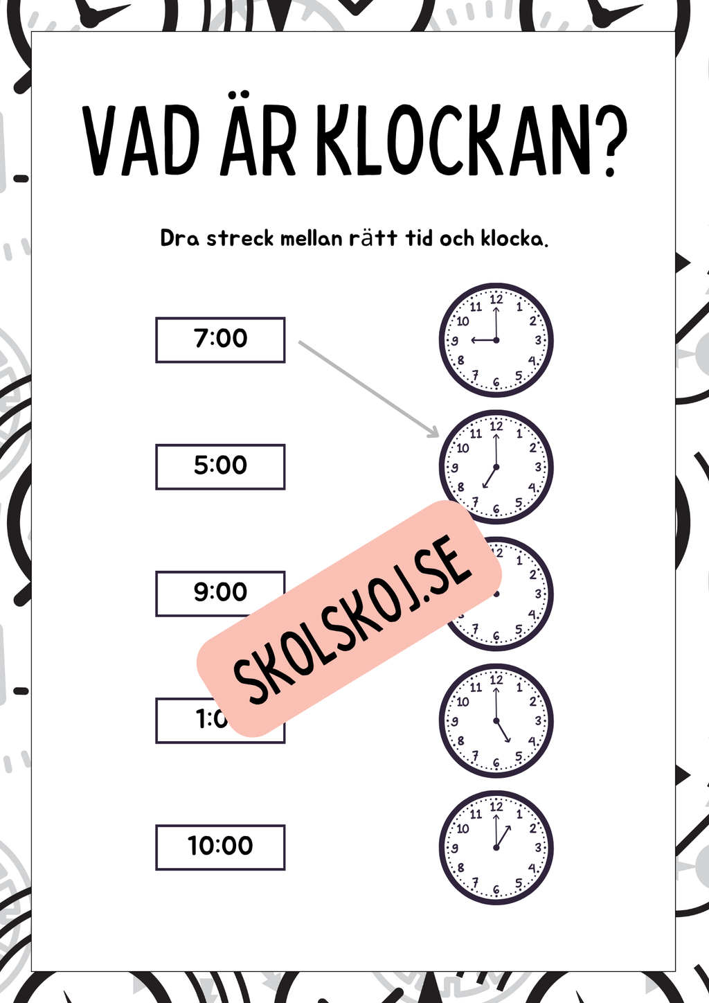 Vad är klockan hel- och halvtimme