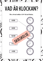 Vad är klockan hel- och halvtimme