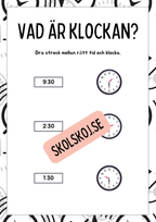 Vad är klockan hel- och halvtimme