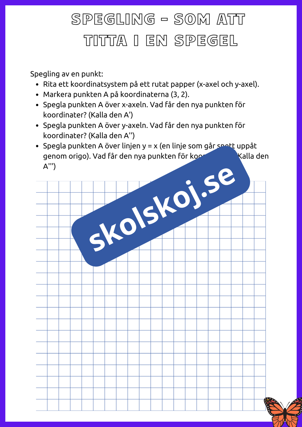 Skala och symmetri - Årskurs 7 - 9
