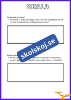 Skala och symmetri - Årskurs 7 - 9