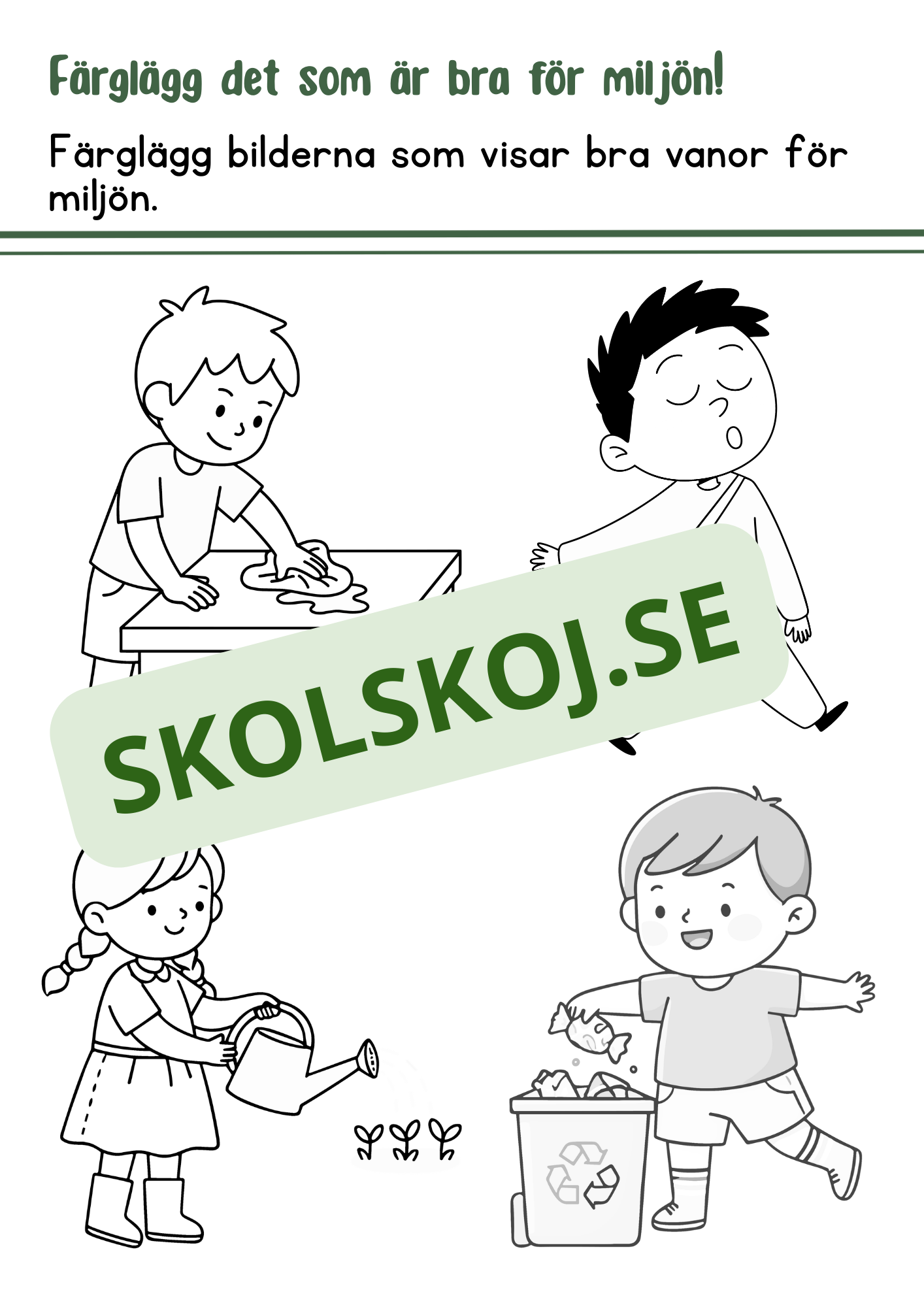 Vår värld och hur vi tar hand om den