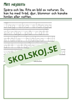 Vår värld och hur vi tar hand om den
