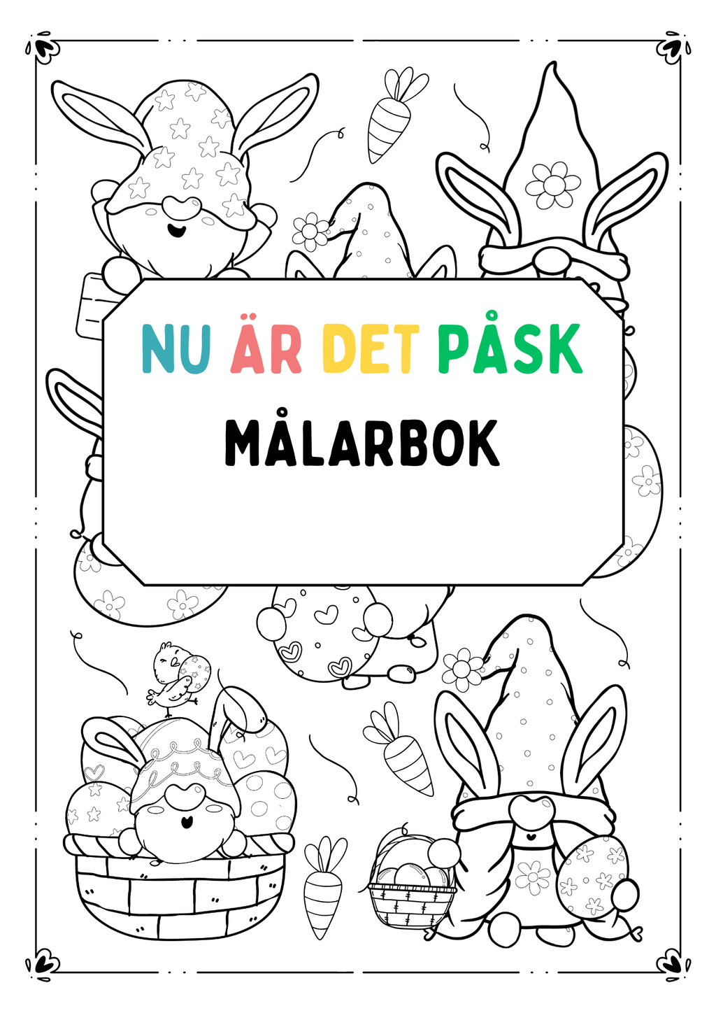 Nu är det påsk - Målarbok