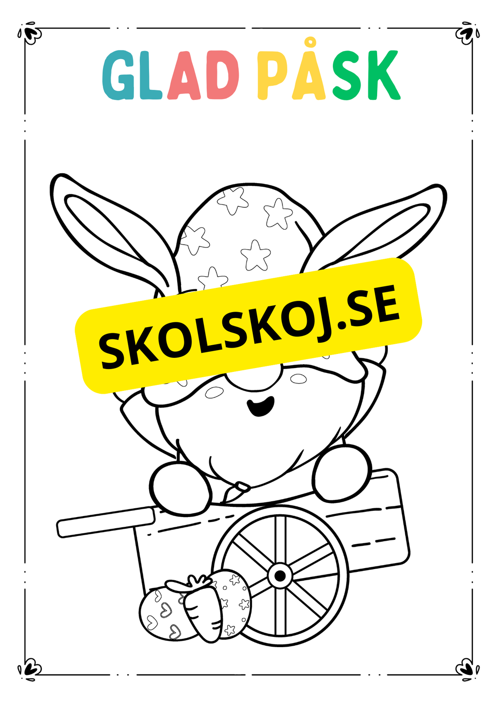 Nu är det påsk - Målarbok