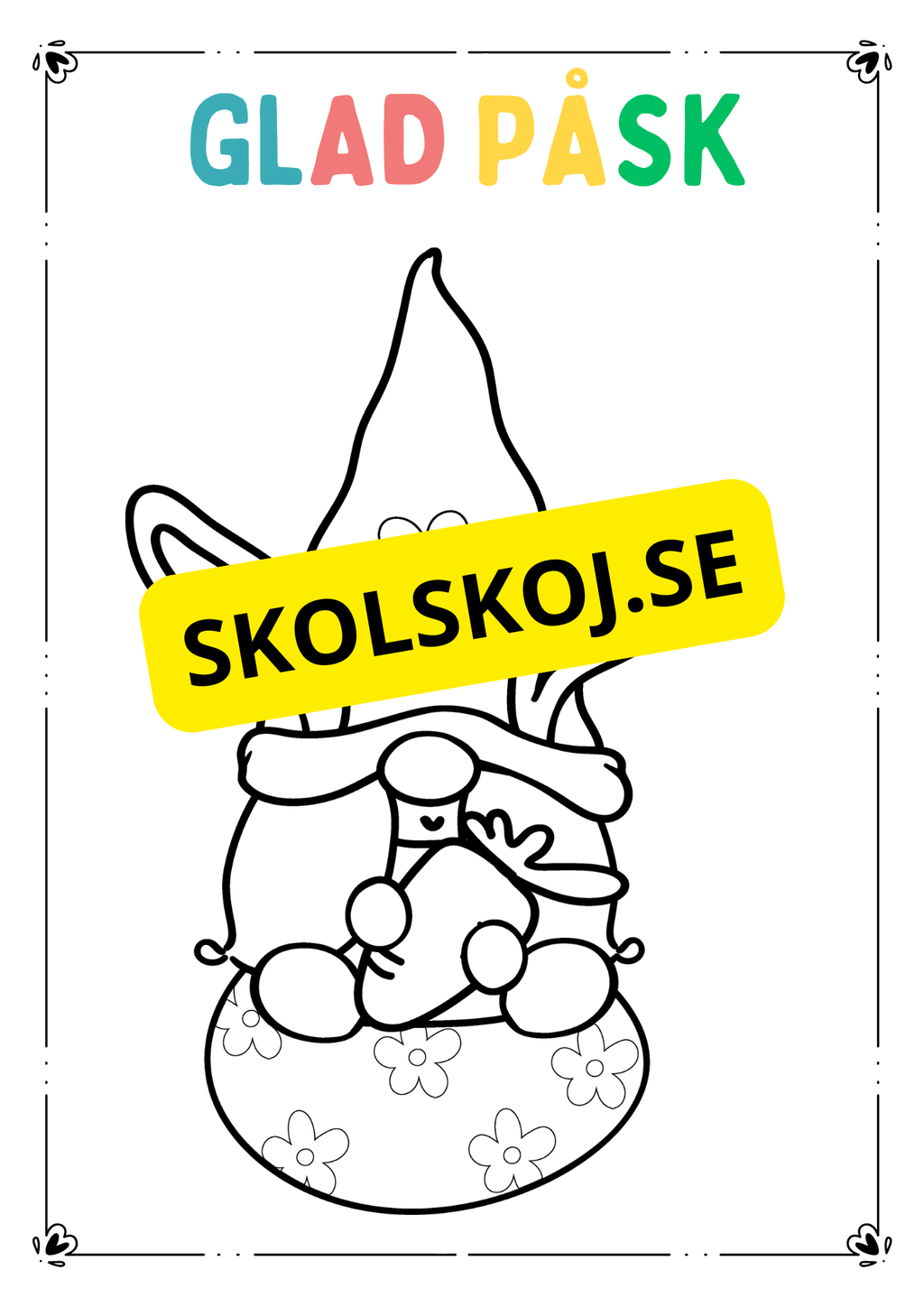 Nu är det påsk - Målarbok