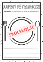 Julkul - Blandade uppgifter - Fk - Åk 2