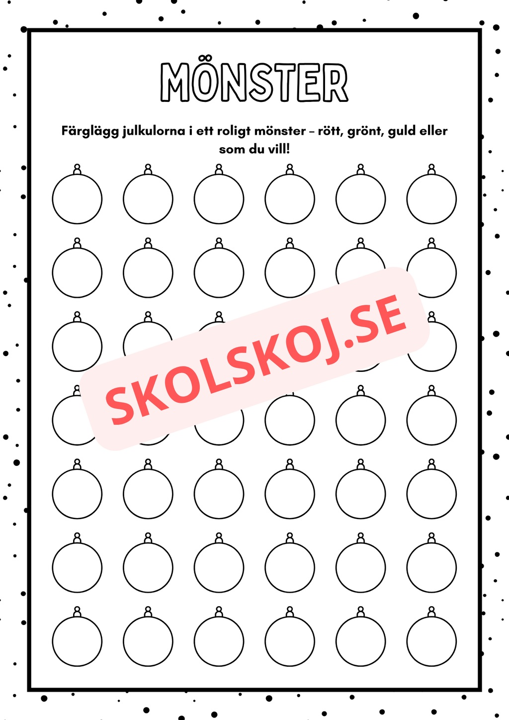 Julkul - Blandade uppgifter - Fk - Åk 2