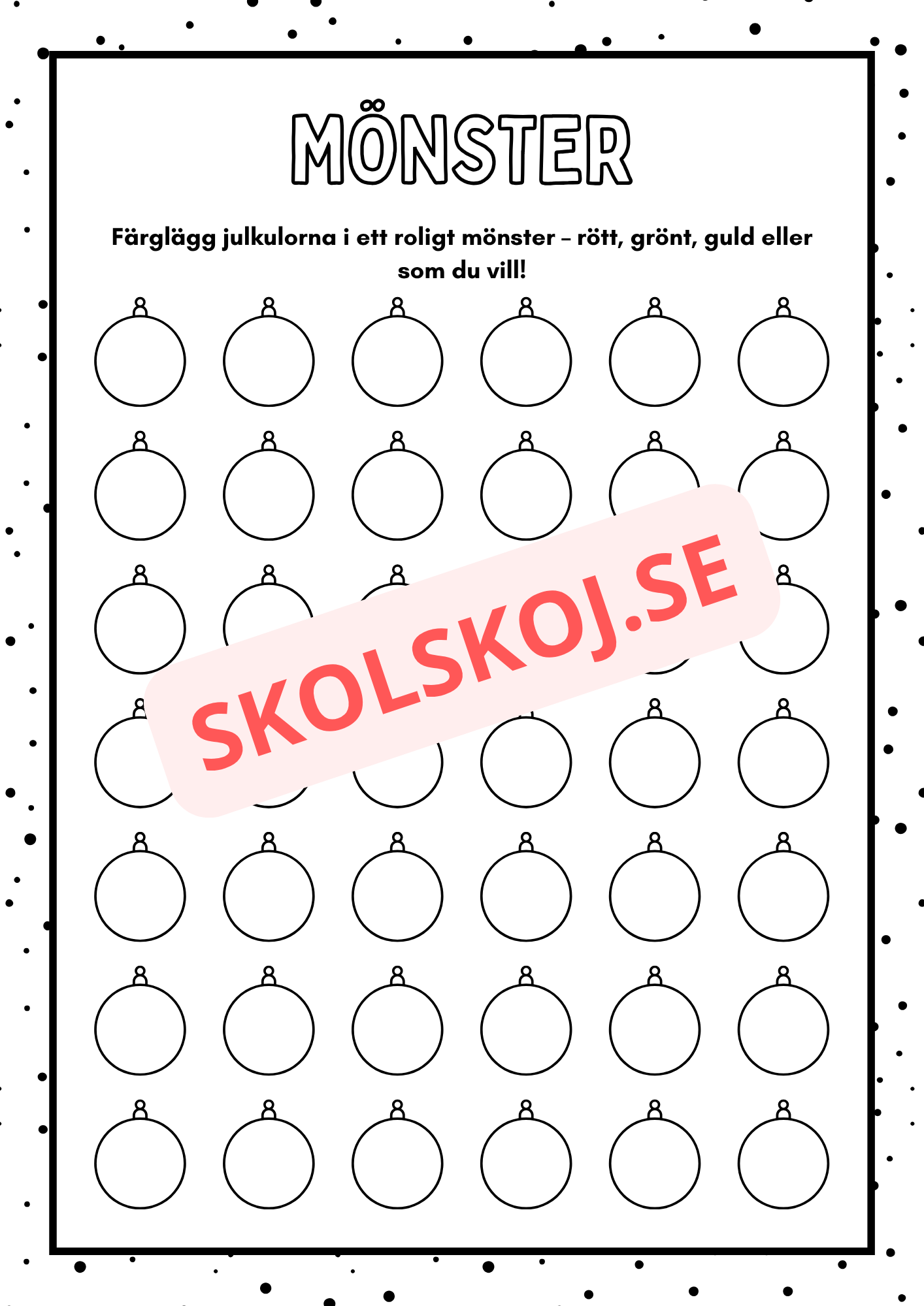 Julkul - Blandade uppgifter - Fk - Åk 2