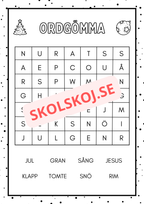Julkul - Blandade uppgifter - Fk - Åk 2