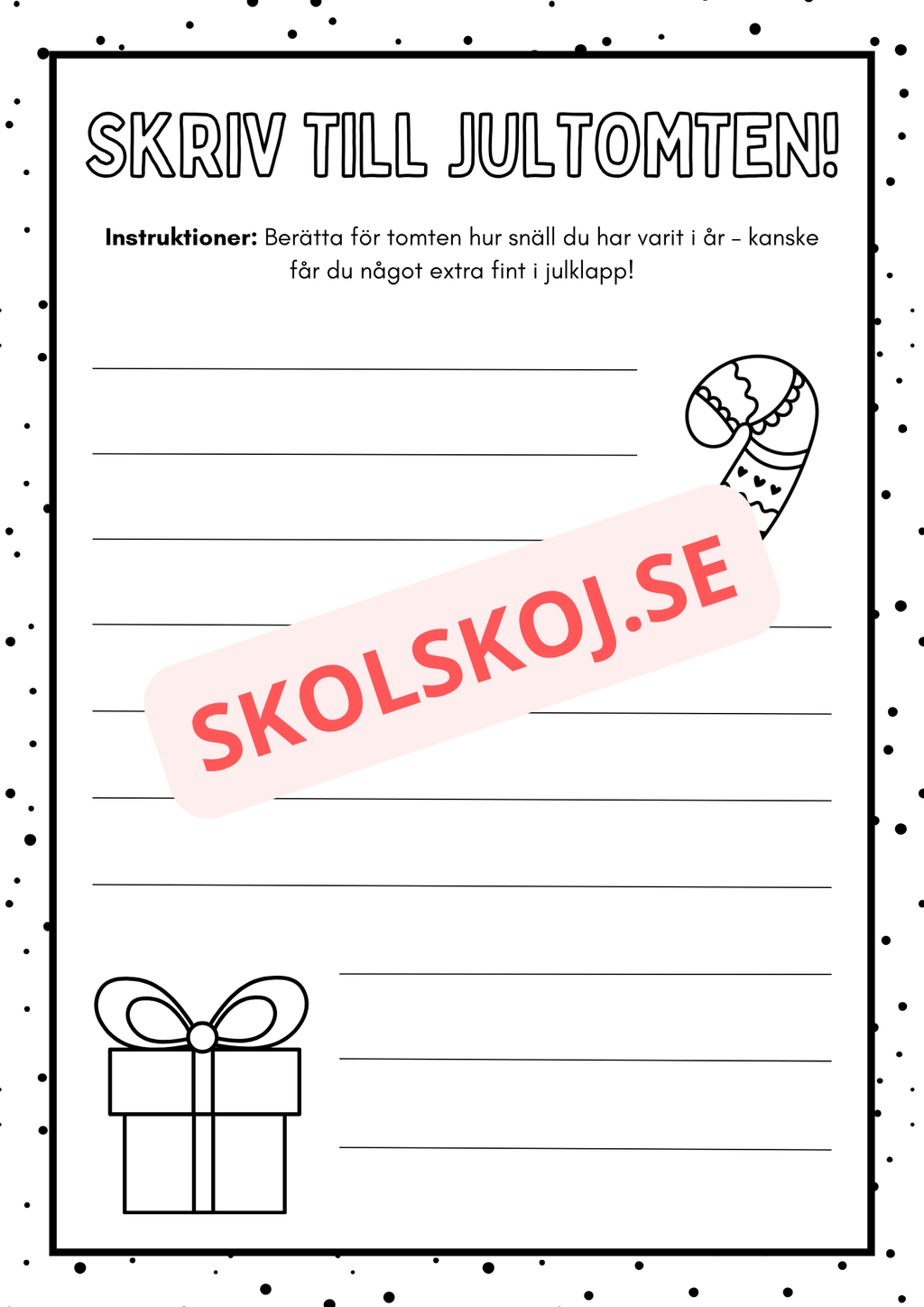 Julkul - Blandade uppgifter - Fk - Åk 2