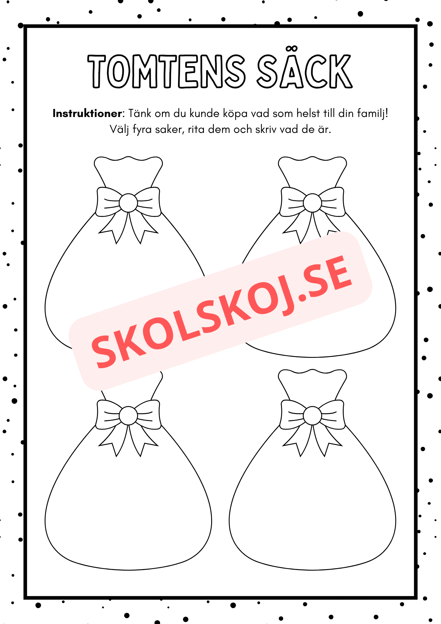 Julkul - Blandade uppgifter - Fk - Åk 2