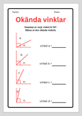 Okända vinklar