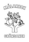 Grönsaker - Målarbok