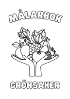 Grönsaker - Målarbok