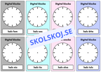 Analog och digital klocka