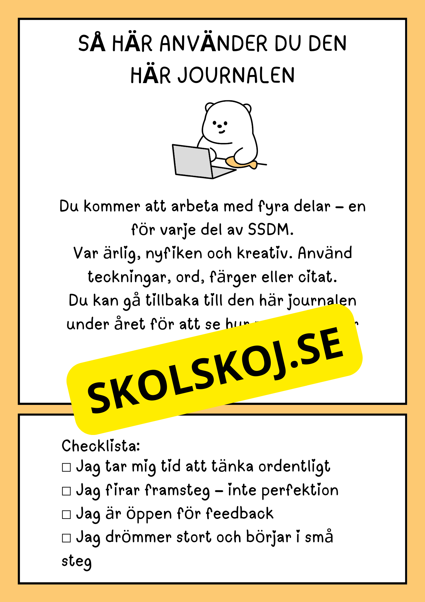 Att lära känna min SSDM