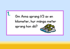 Vi tränar på måttenheter