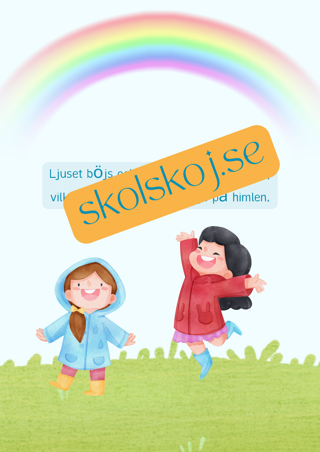 Den magiska regnbågen - Läsförståelse + frågor