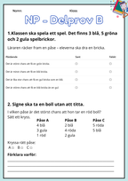 Nationella Prov – Matematik - Träningsmaterial - Årskurs 3 - Del B och C
