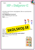 Nationella Prov – Matematik - Träningsmaterial - Årskurs 3 - Del B och C
