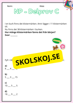 Nationella Prov – Matematik - Träningsmaterial - Årskurs 3 - Del B och C