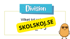 Öva division - Vilket tal saknas