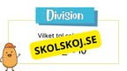 Öva division - Vilket tal saknas