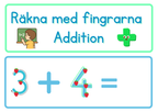 Räkna med fingrarna - Addition