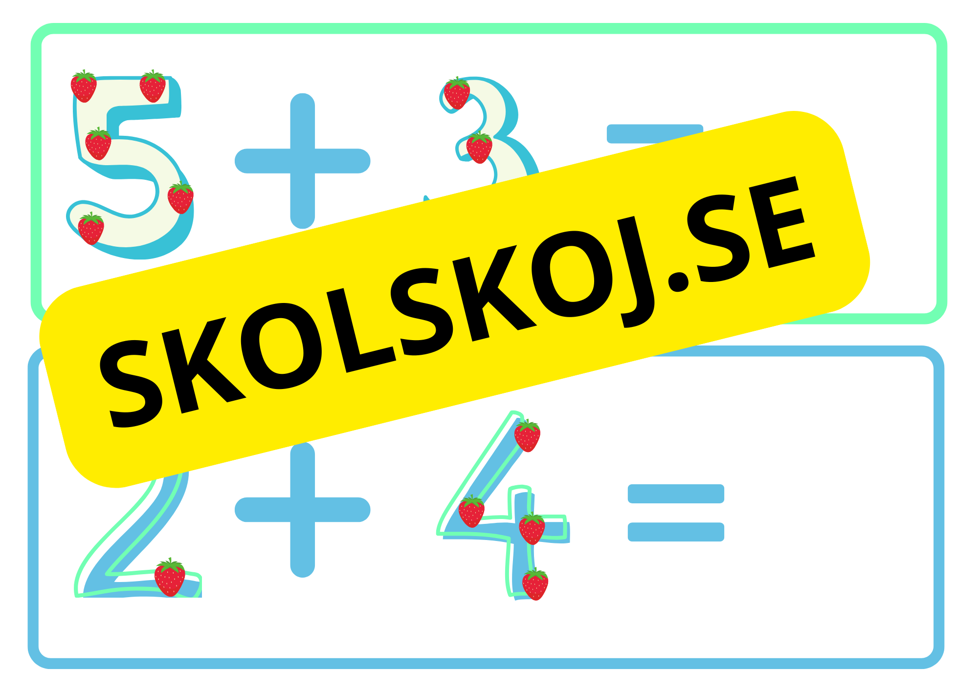 Räkna med fingrarna - Addition